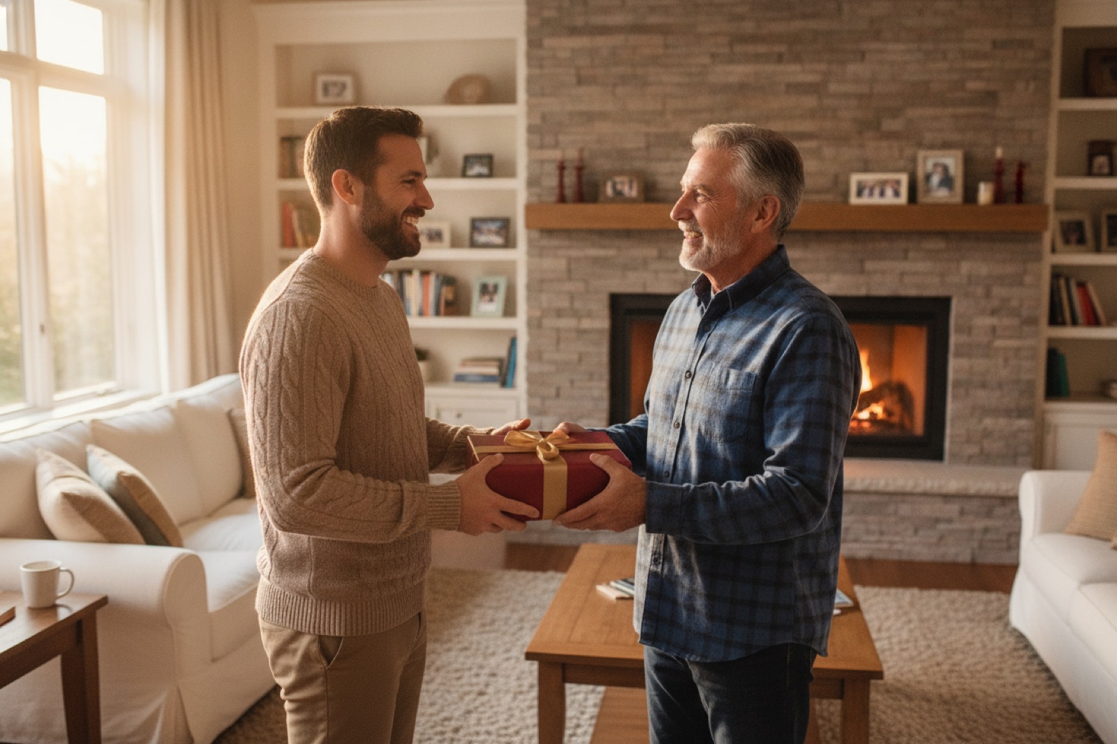 Geschenk-Moment: Papa