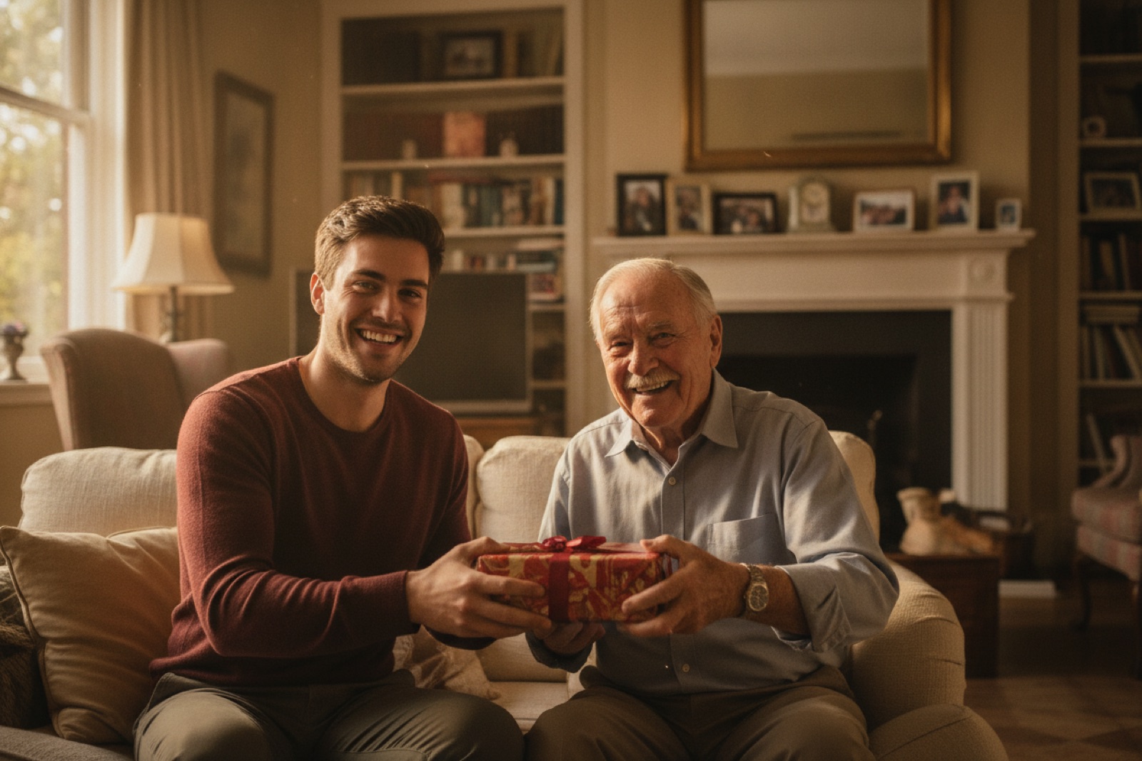Geschenk-Moment: Opa