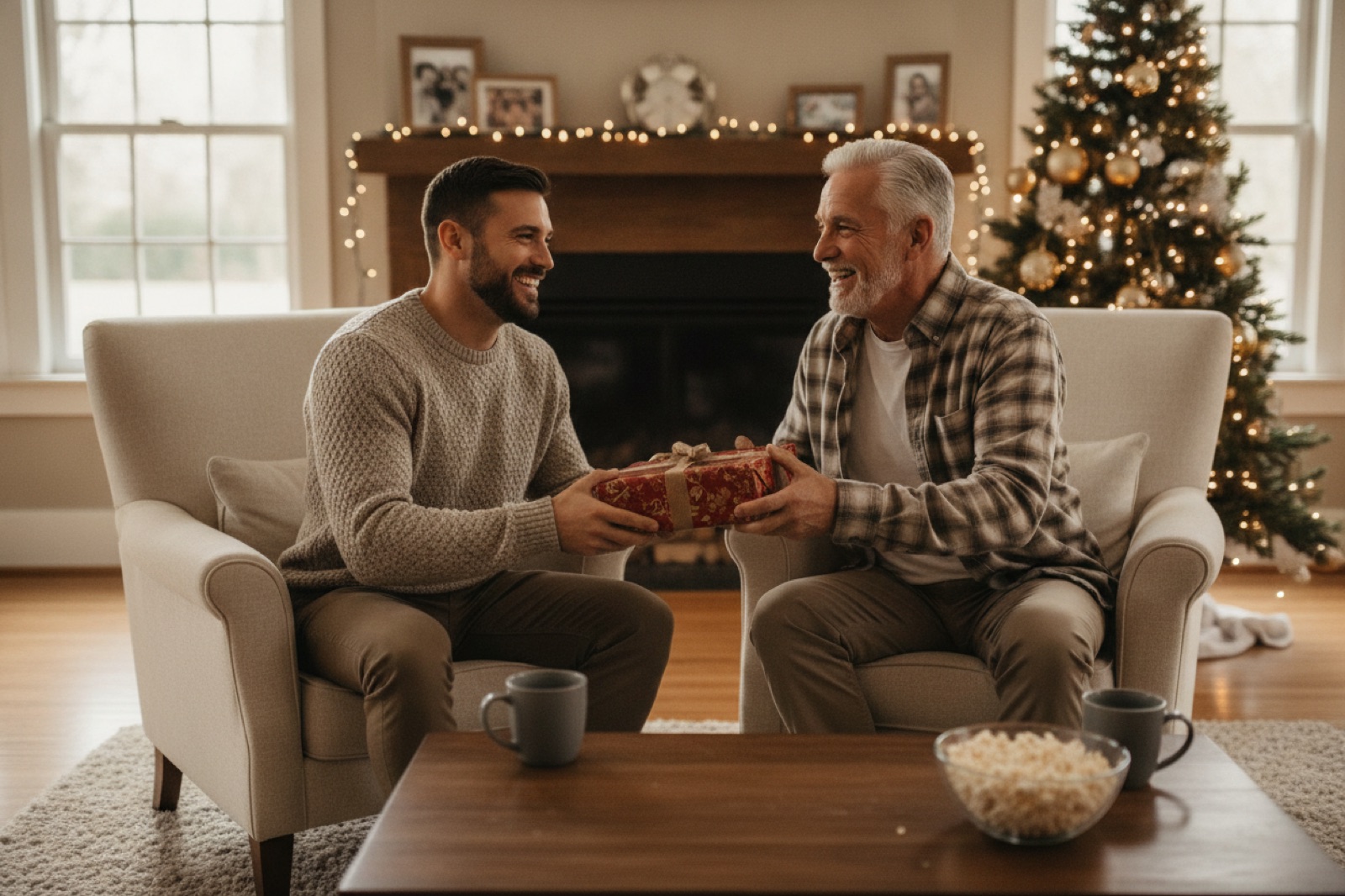 Geschenk-Moment: Schwiegervater