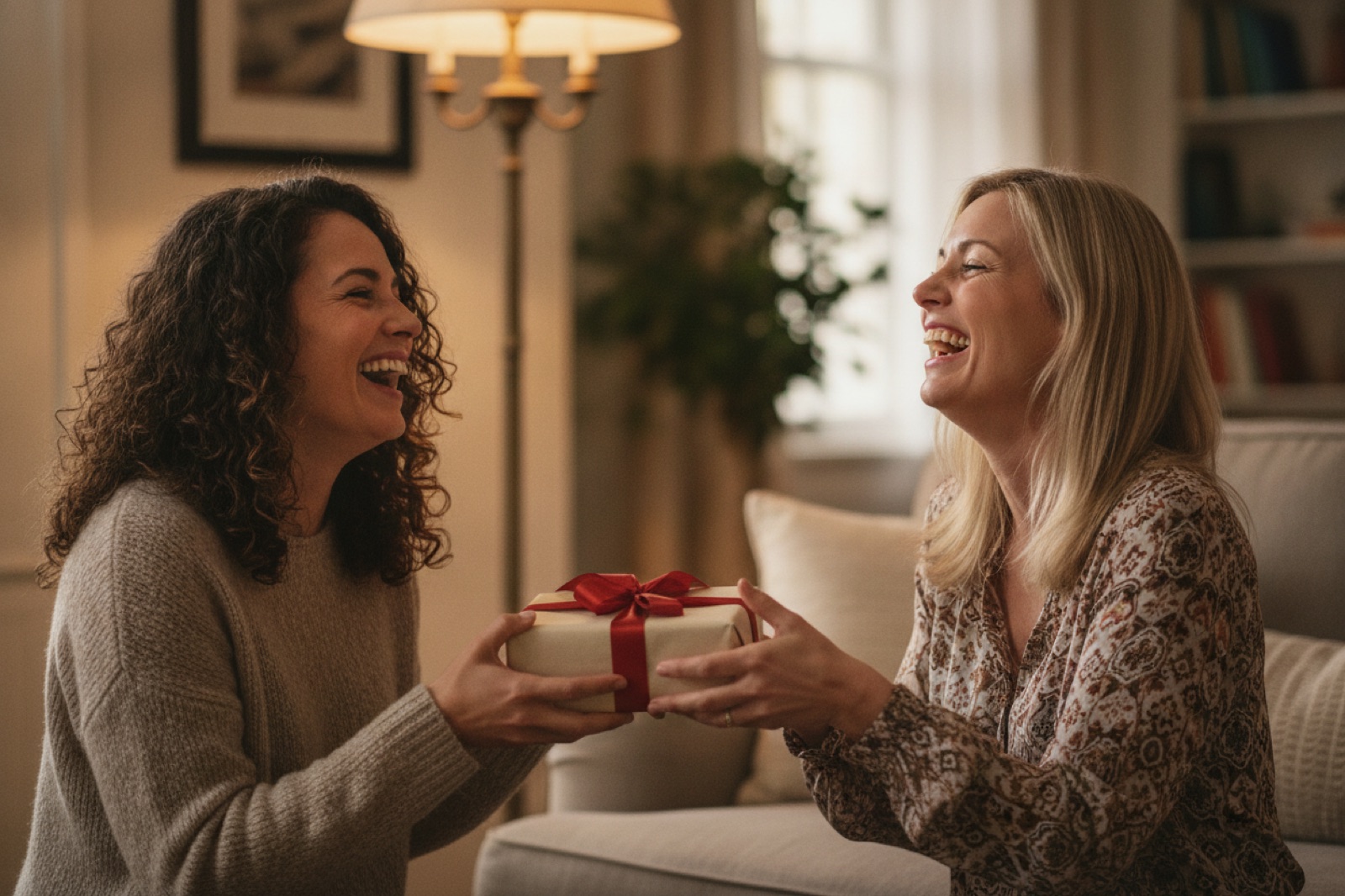 Geschenk-Moment: Schwester