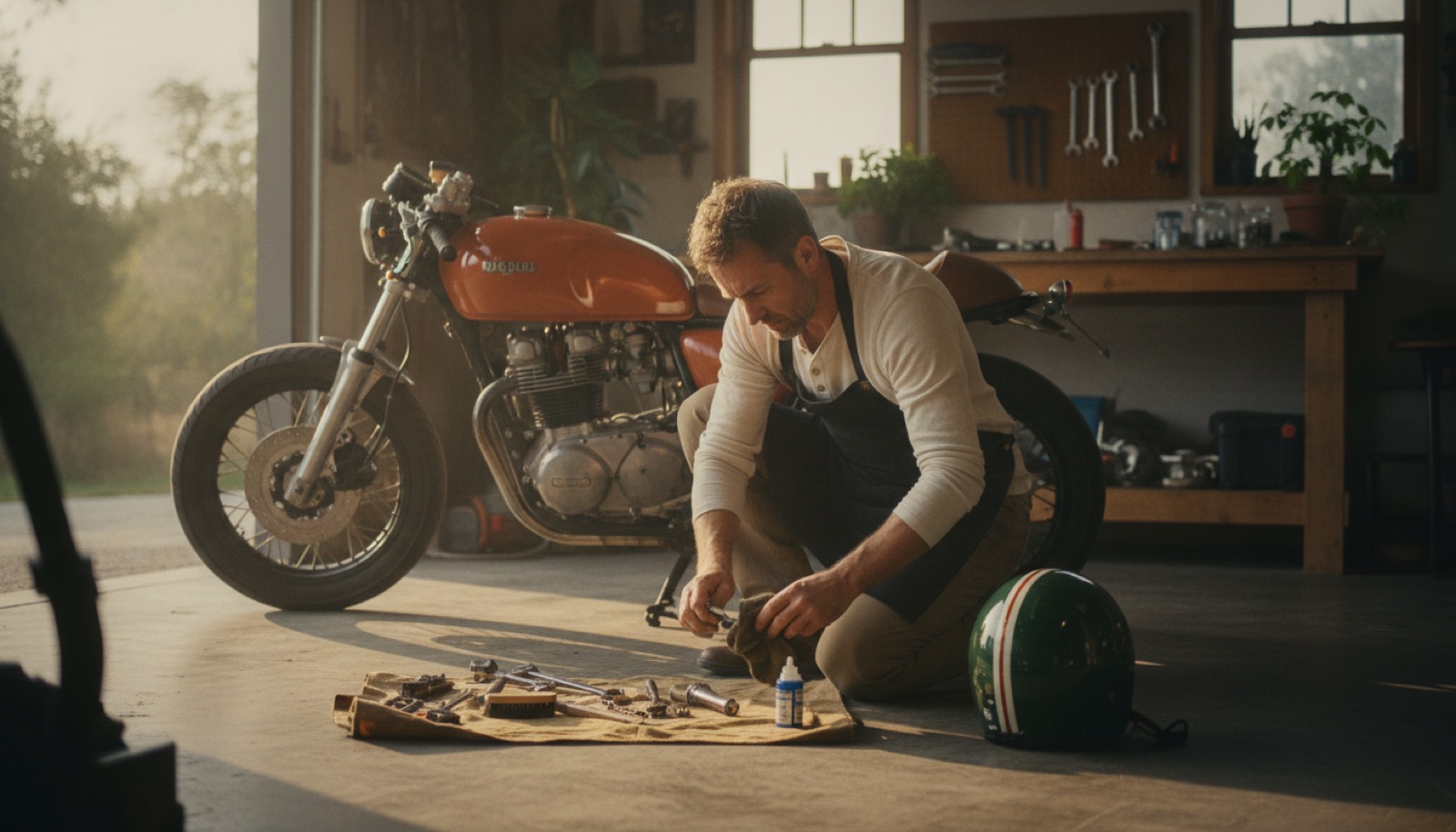 Stimmungsbild: Der Motorradfahrer