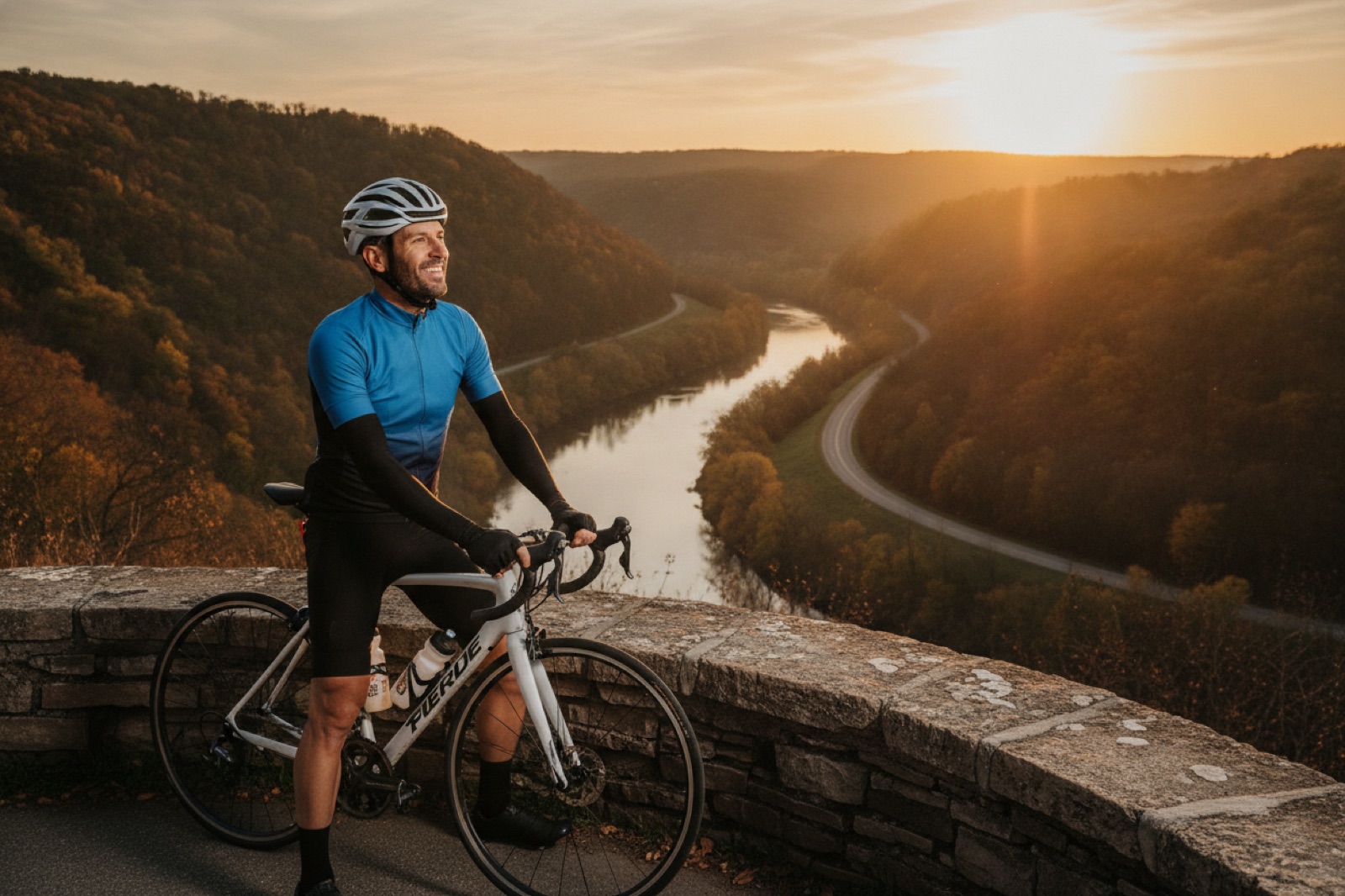 Stimmungsbild: Der Radfahrer