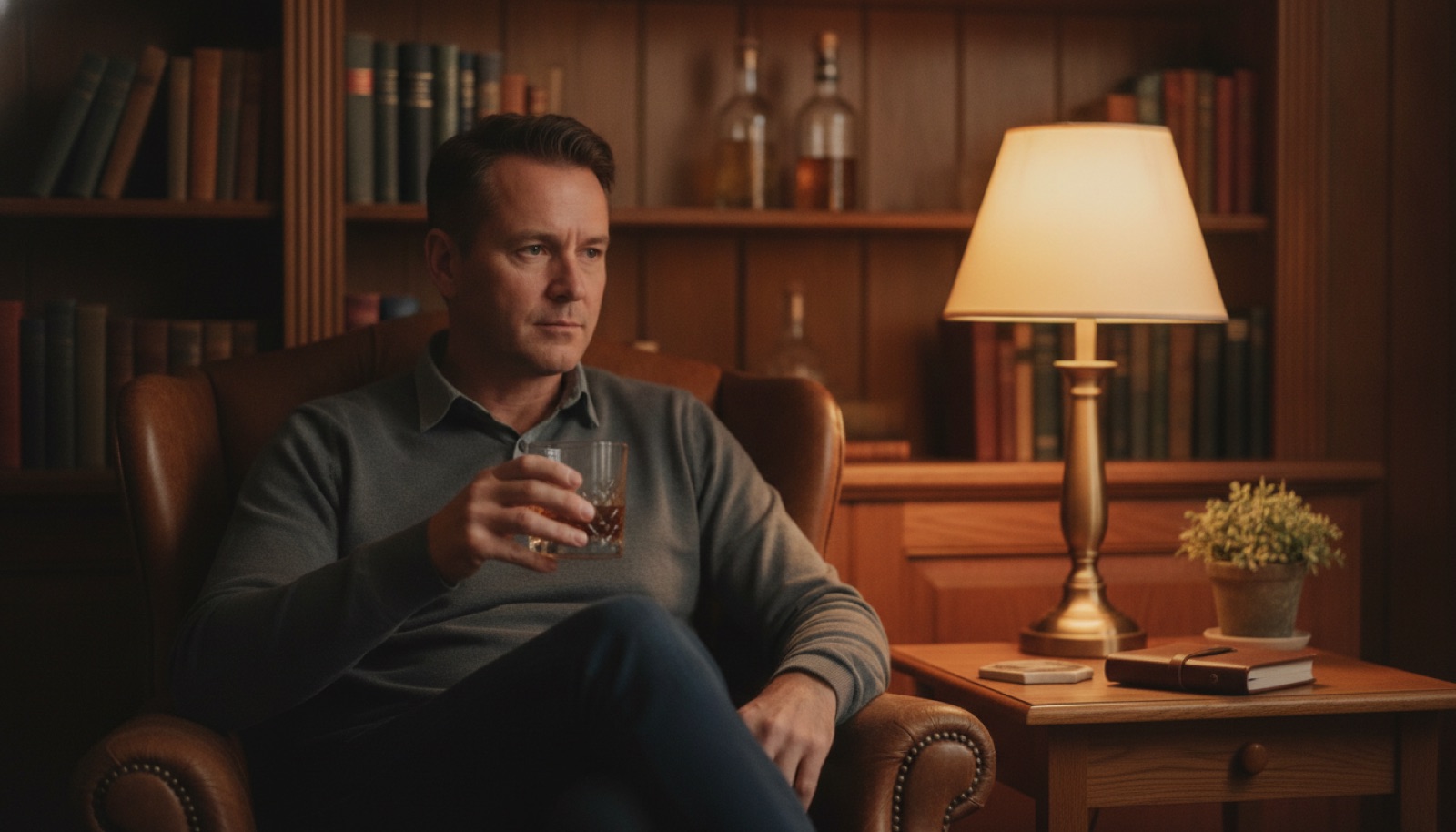 Stimmungsbild: Der Whisky-Liebhaber