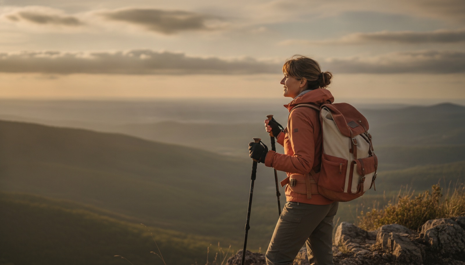 Stimmungsbild: Die Wanderin